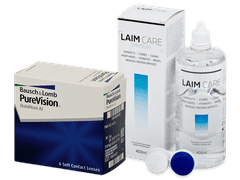 PureVision (6 lenses) + Laim Care Solution 400 ml