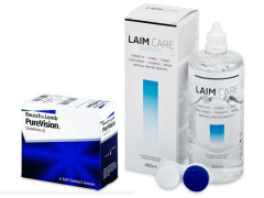 PureVision (6 lenses) + Laim-Care Solution 400ml