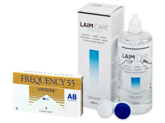 Frequency 55 Aspheric (6 lenses) + Laim-Care Solution 400ml