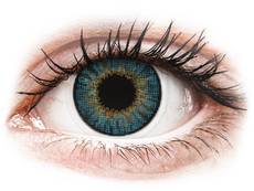 Blue contact lenses - natural effect - power - Air Optix (2 monthly coloured lenses)
