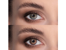 Brown contact lenses - natural effect - Air Optix (2 monthly coloured lenses)