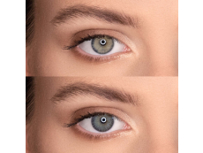 Grey Sterling contact lenses - natural effect - Air Optix (2 monthly coloured lenses)