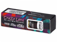 White and Grey Blade Contact Lenses - ColourVue Crazy (2 coloured lenses)