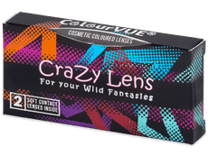 Yellow Eclipse Contact Lenses - ColourVue Crazy (2 coloured lenses)