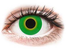 Green Hulk Green Contact Lenses - ColourVue Crazy (2 coloured lenses)