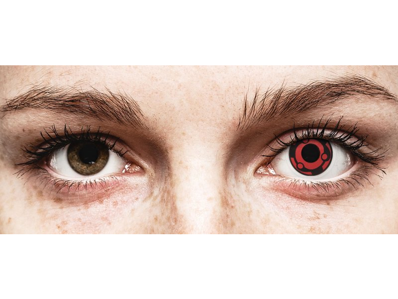 Red Madara Contact Lenses - ColourVue Crazy (2 coloured lenses)