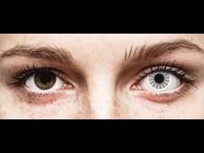 Black and White Spider Contact Lenses - ColourVue Crazy (2 coloured lenses)