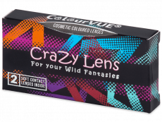 Black and White Spider Contact Lenses - ColourVue Crazy (2 coloured lenses)