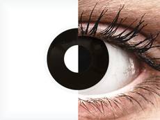 Black BlackOut Contact Lenses - Power - ColourVue Crazy (2 coloured lenses)