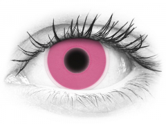 Pink Glow Contact Lenses - ColourVue Crazy (2 coloured lenses)