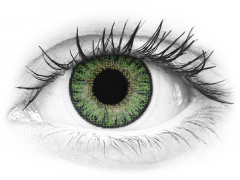 Green contact lenses - TopVue Color (10 daily coloured lenses)