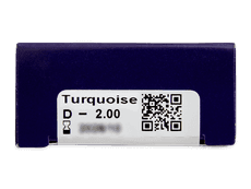 Turquoise contact lenses - Power - TopVue Color (2 lenses)