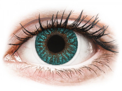 Turquoise contact lenses - TopVue Color (2 monthly coloured lenses)