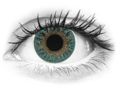 Turquoise contact lenses - TopVue Color (2 monthly coloured lenses)