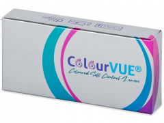 Blue Glamour Contact Lenses - Power - ColourVue (2 coloured lenses)