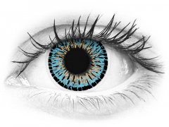 Blue Aqua Elegance Contact Lenses - ColourVue (2 coloured lenses)