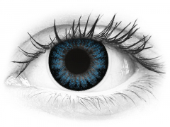 Cool Blue Contact Lenses - Power - ColourVue BigEyes (2 coloured lenses)