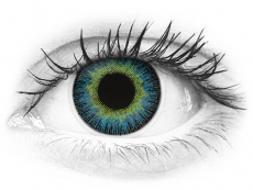 Yellow Blue Fusion Contact Lenses - ColourVue (2 coloured lenses)