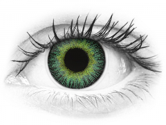 Green Yellow Fusion Contact Lenses - ColourVue (2 coloured lenses)