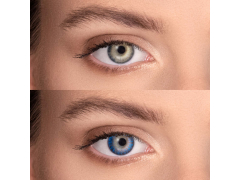 Blue contact lenses - FreshLook ColorBlends - Power (2 monthly coloured lenses)