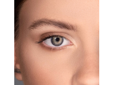 Grey contact lenses - FreshLook ColorBlends - Power (2 monthly coloured lenses)