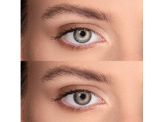 Grey contact lenses - FreshLook ColorBlends - Power (2 monthly coloured lenses)