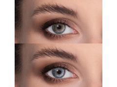 Sterling Gray contact lenses - FreshLook ColorBlends - Power (2 monthly coloured lenses)