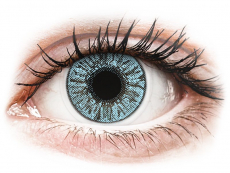 Blue contact lenses - FreshLook Colors - Power (2 monthly coloured lenses)