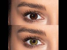 Green contact lenses - FreshLook Colors - Power (2 monthly coloured lenses)