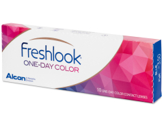 Grey contact lenses - FreshLook One Day Color - Power (10 daily coloured lenses)