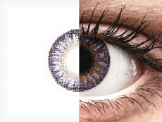 Violet contact lenses - Power - TopVue Color (2 monthly coloured lenses)