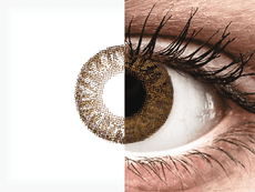 Brown Honey contact lenses - Power - TopVue Color (2 lenses)