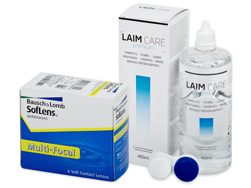 SofLens Multi-Focal (6 lenses) + Laim Care Solution 400 ml