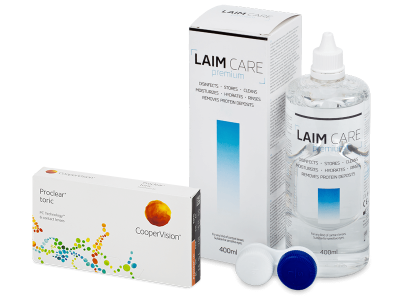 Proclear Toric (6 lenses) + Laim Care Solution 400 ml