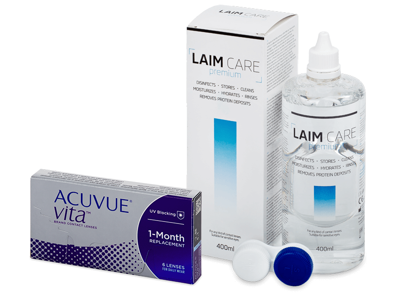 Acuvue Vita (6 lenses) + Laim-Care Solution 400 ml