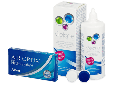 Air Optix plus HydraGlyde (6 lenses)