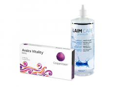 Avaira Vitality Toric (6 lenses) + Laim-Care Solution 400 ml