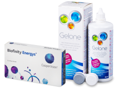 Biofinity Energys (6 lenses) + Gelone Solution 360 ml