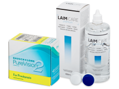 PureVision 2 for Presbyopia (6 lenses) + Laim-Care Solution 400 ml