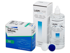 SofLens 38 (6 lenses) + Laim-Care Solution 400 ml