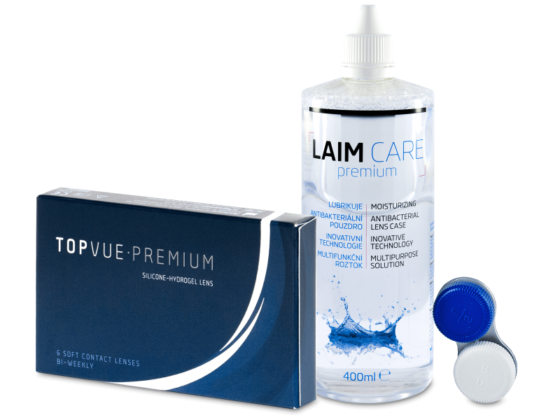 TopVue Premium (6 lenses) + Laim-Care 400 ml