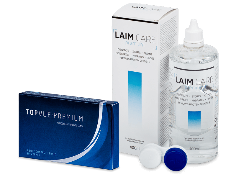TopVue Premium (6 lenses) + Laim-Care 400 ml