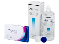 TopVue Air Multifocal (3 lenses) + Laim-Care Solution 400 ml
