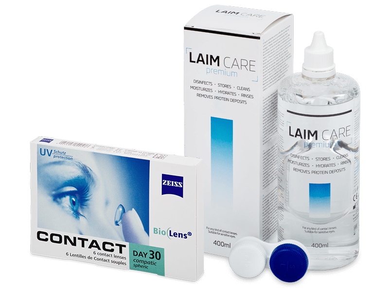 Carl Zeiss Contact Day 30 Compatic (6 lenses) + Laim-Care solution 400 ml