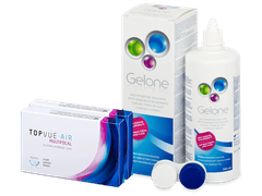 TopVue Air Multifocal (6 lenses) + Gelone Solution 360 ml