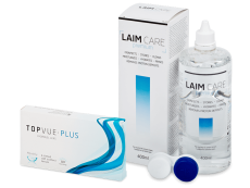 TopVue Monthly PLUS (6 lenses) + LAIM-CARE Solution 400 ml