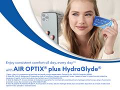 Air Optix plus HydraGlyde (3 lenses)