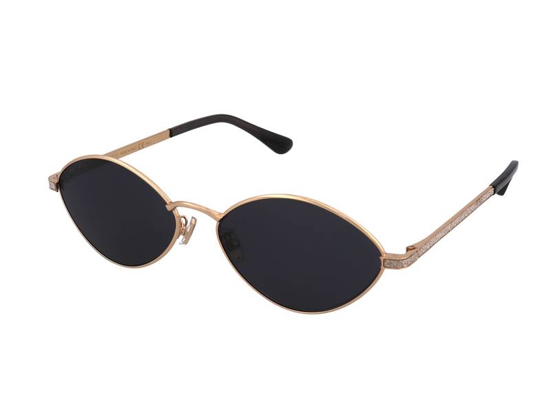 JIMMY CHOO SONNY/N/S Women’s Designer Fashion Sunglasses w/ Case, Cleaning Cloth Jimmy Choo SUNGLASSES CASE ONLY Gold Trim Cleaning Cloth  main image 2