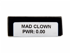 CRAZY LENS - Mad Clown - plano (2 daily coloured lenses)