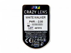 CRAZY LENS - White Walker - power (2 daily coloured lenses)